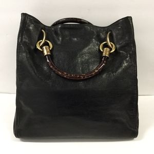 Elie Tahari Black Leather Bag